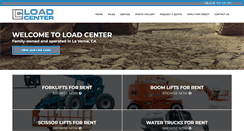Desktop Screenshot of loadcenterlifts.com